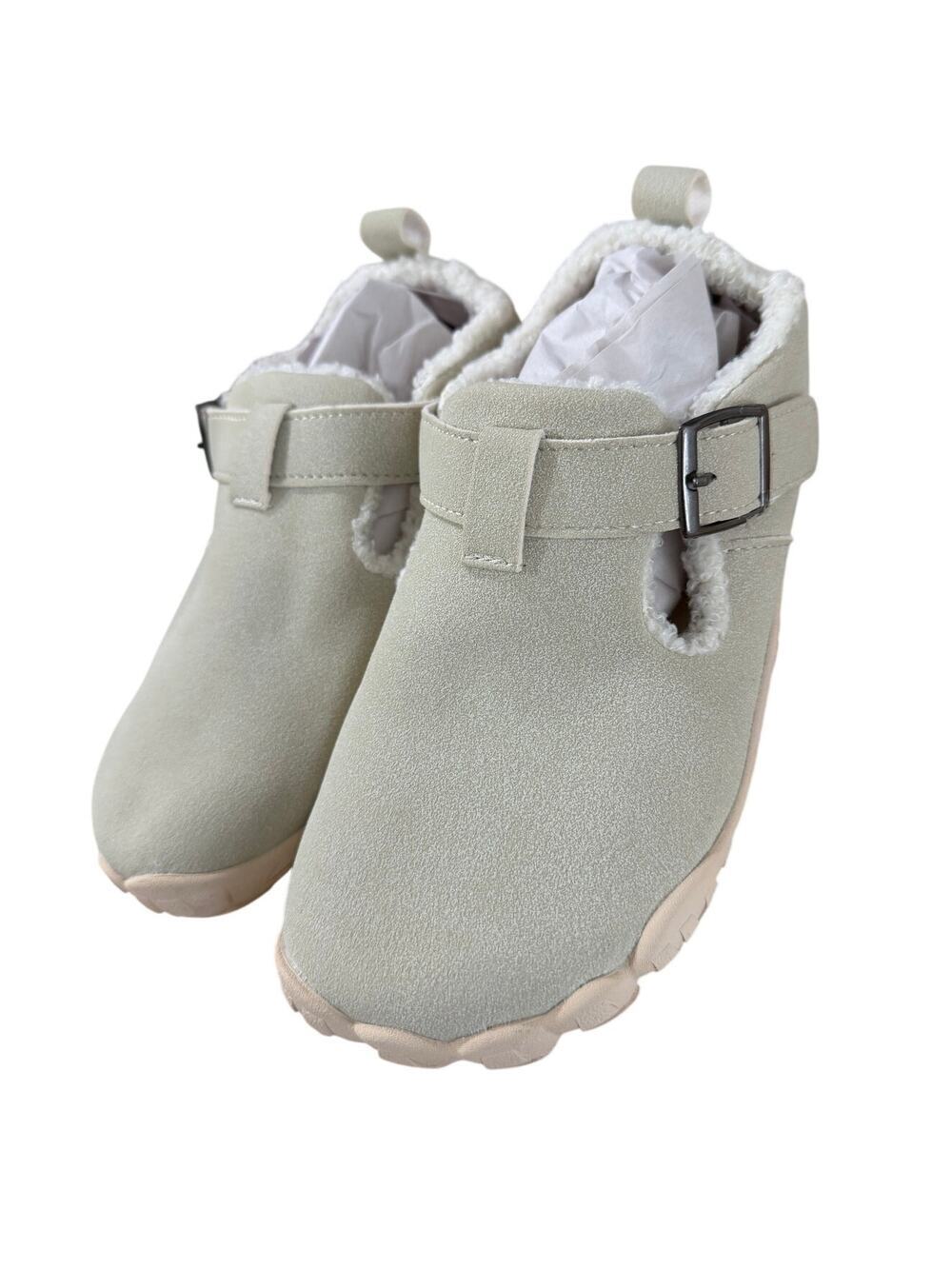 NEW Barerun Kids Unisex Barefoot Style House Slipper Clog Beige Size 34 (US 3)